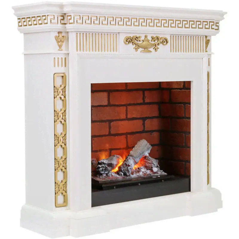 Электрокамин Dimplex Greece с очагом Cassette 400 белый-3