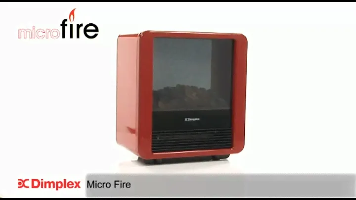 Dimplex MicroFire Red Electric Fire With Optiflame® Technology