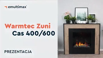 Kominek elektryczny Warmtec Zuni z wkładem Dimplex Cassette 400/600