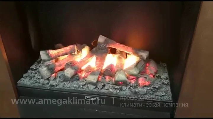 Электрокамин Dimplex Juneau - Димплекс горит как настоящий огонь!