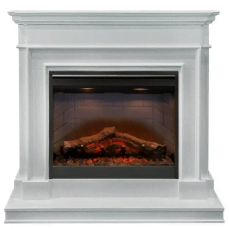 Электрокамин Dimplex Newport с очагом Symphony 26 DF2608-INT белый дуб-3