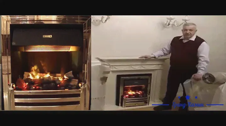 Видео сравнение двух паровых каминов  Danville Black and Cavendish от Dimplex