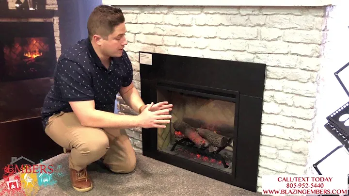 How to make my old Dirty fireplace look good? Dimplex Electric Insert