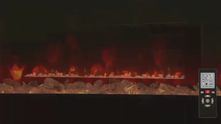 Dimplex Sierra Wall Mounted Built In Electric Fireplace   Made with Clipchamp