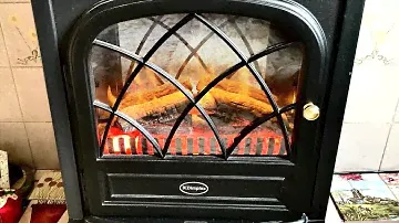 A quick look at the Dimplex Ritz flame effect Electric Heater .. the look and sound when on
