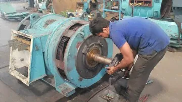 450 KW , 8 Pole Slip Ring Induction Motor Service