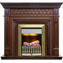 Электрокамин Dimplex Alexandria с очагом Danville Antique Brass махагон коричневый антик