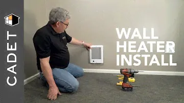 How to install wall heater with built-in thermostat | Cadet Heat