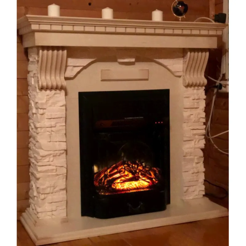 Электрокамин Dimplex Dublin с очагом Cavendish сланец/венге