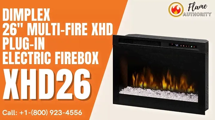 DIMPLEX 26" MULTI-FIRE XHD PLUG-IN ELECTRIC FIREBOX XHD26L XHD26G