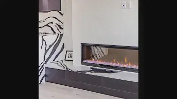 Dimplex XLF50 IgniteXL 50 Inch Linear Electric Fireplace Realistic Flame Pattern